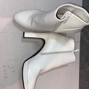Calvin Klein ankle high heel boots